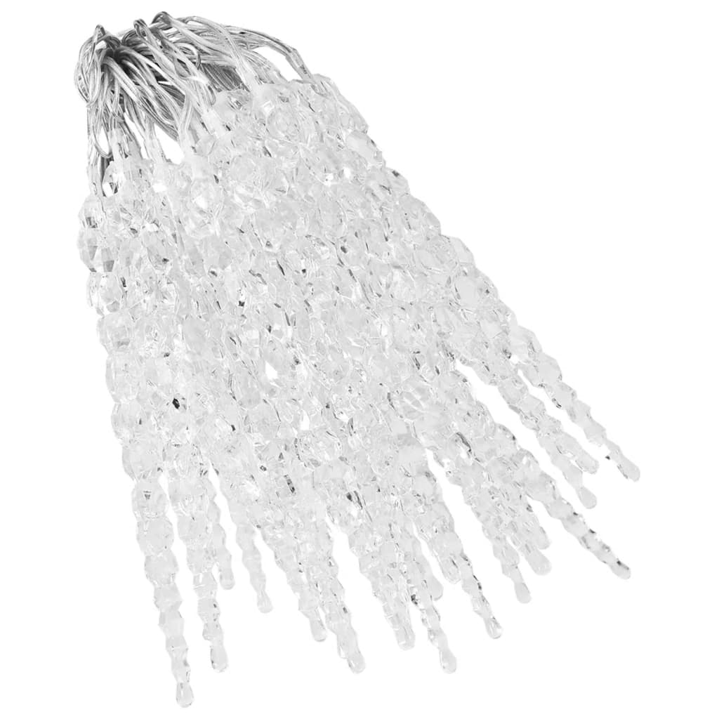 Vidaxl Christmas Lighting Ijspegel con 40 LED Acrilico caldo bianco