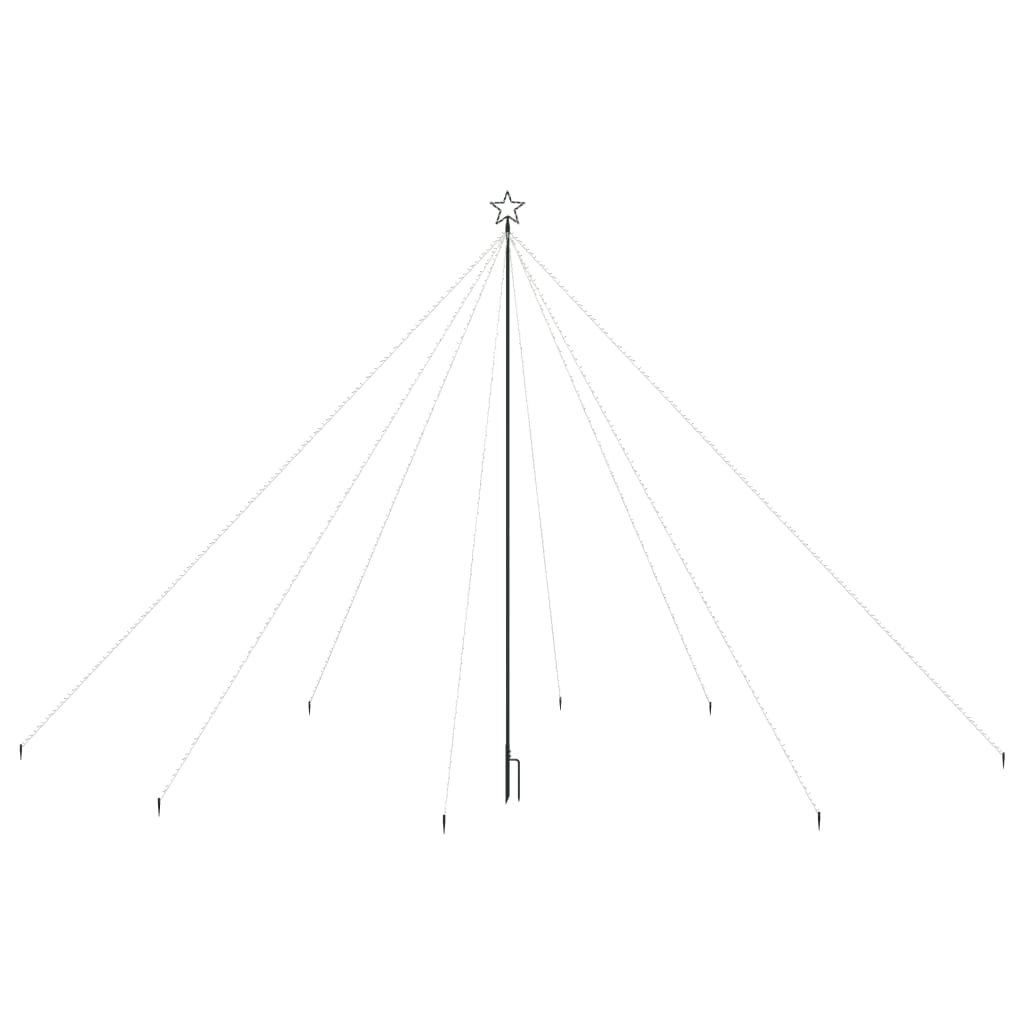 Vidaxl LED Tree de Navidad dentro de 800 LED 5 M Azules