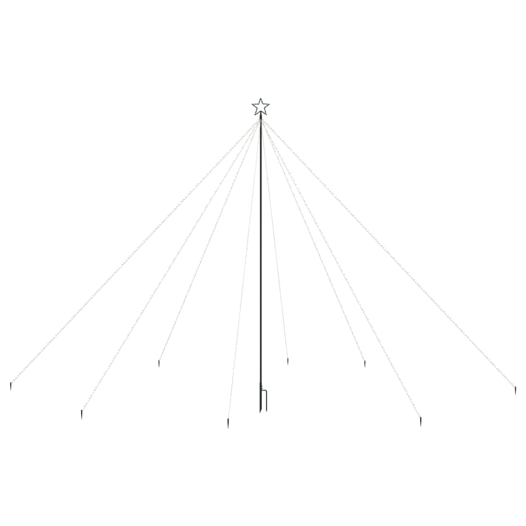 Vidaxl LED Tree di Natale all'interno di 800 LED colorati 5 m