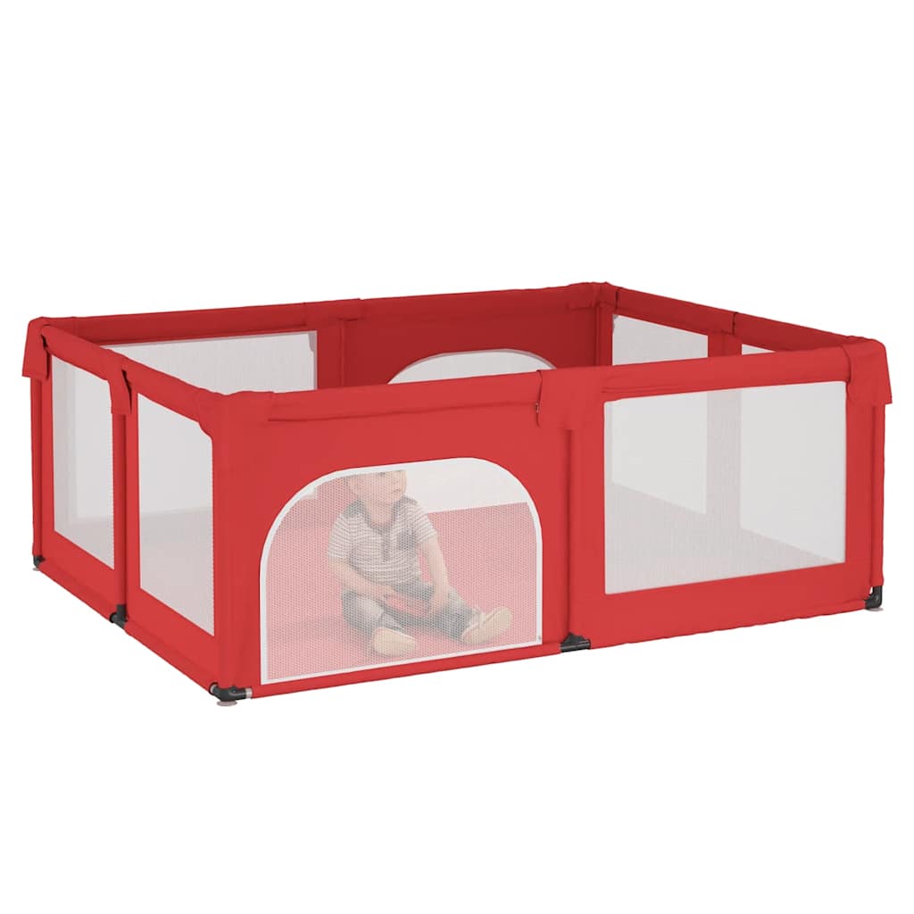 Vidaxl Babybox con 2 porte Oxford Fabric Red