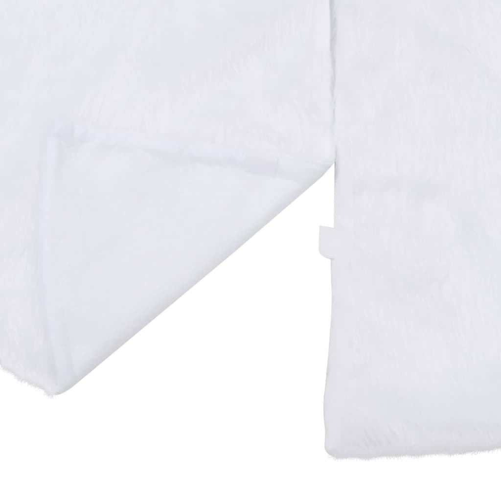 Vidaxl Falda del árbol de Navidad 122 cm Kunstvacht White