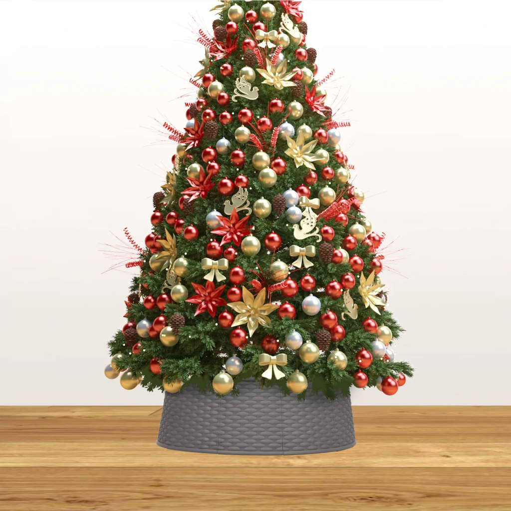 Falda de árbol de Navidad Vidaxl Ø54x19.5 cm marrón