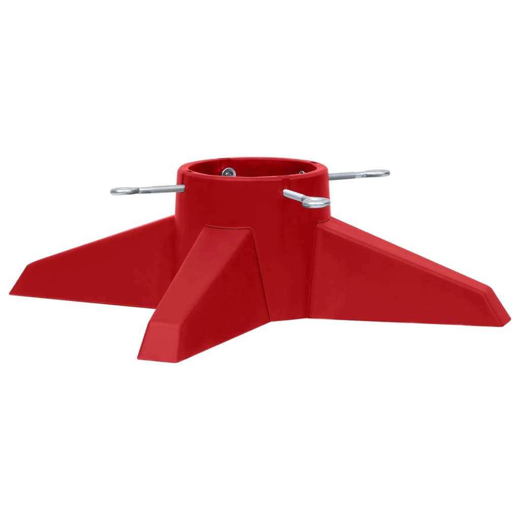 Vidaxl Christmas Tree Stand 55.5x55.5x15 cm rosso
