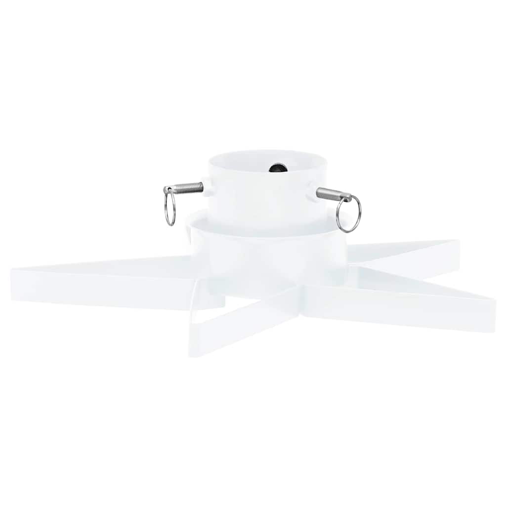 Soporte de árbol de Navidad Vidaxl 47x47x13.5 cm blanco