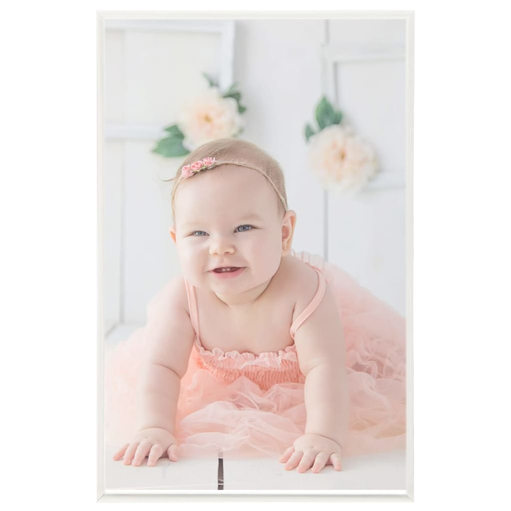 Vidaxl fotogrammi fotografici 3 pezzi per la tabella 10x15 cm mdf argento colorato