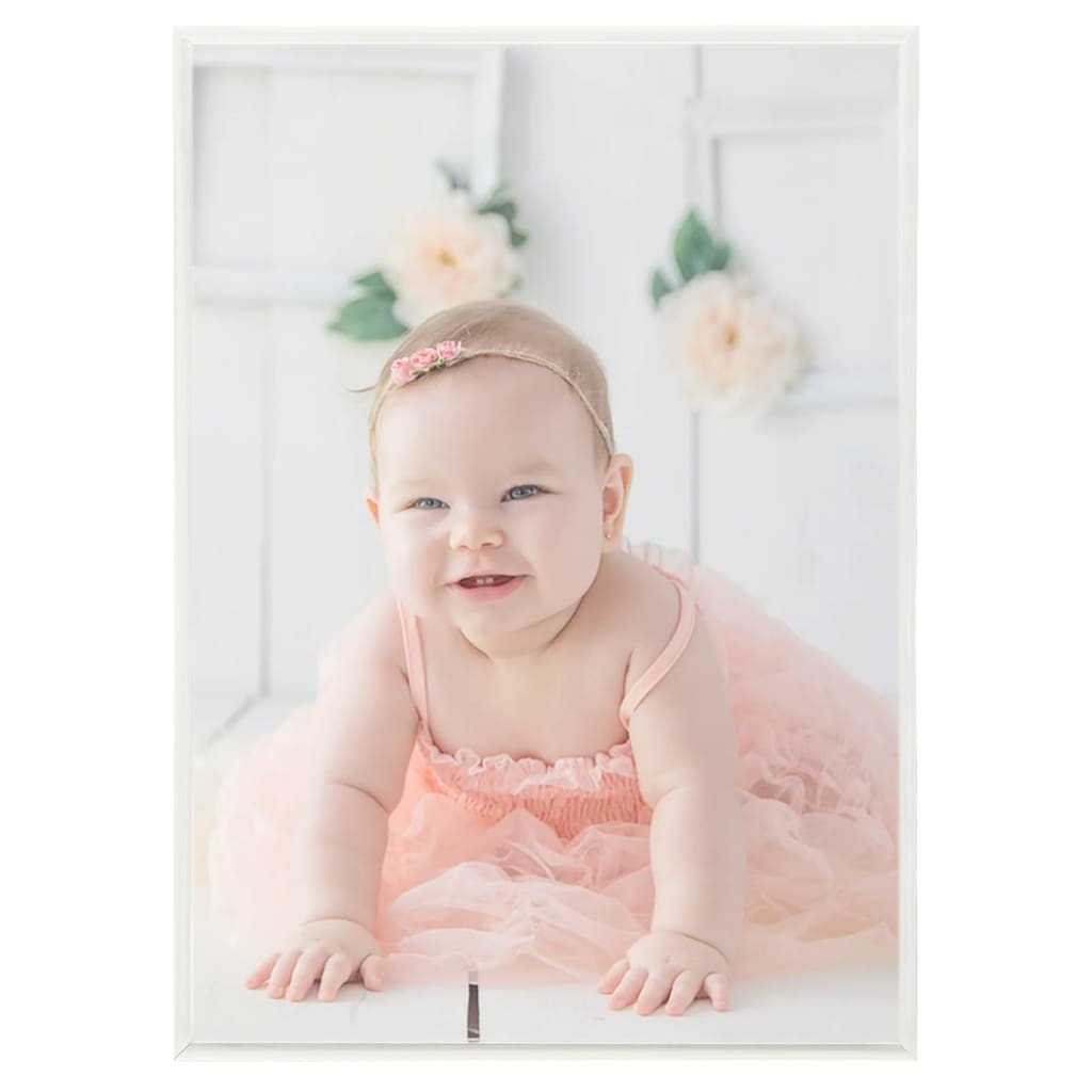 Vidaxl fotogrammi fotografici 5 pezzi per parete o tabella 18x24 cm mdf argento colorato