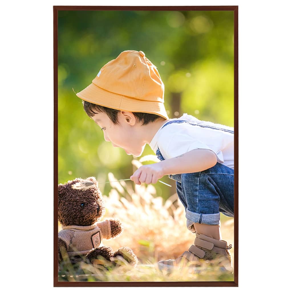 Vidaxl fotogrammi fotografici 3 pezzi per parete o tabella 70x90 cm mdf bronzo colorato