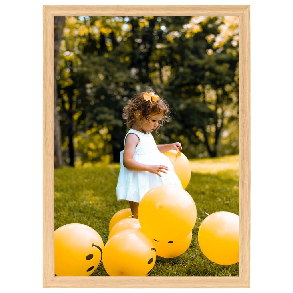 Vidaxl fotogrammi fotografici 5 pezzi per parete o tabella 59.4x84 cm Colore in rovere chiaro