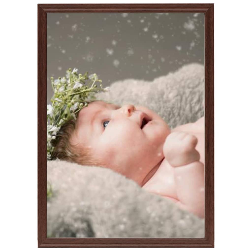 Vidaxl Photo Frames 3 PCS para la tabla 10x15 cm Mdf Red oscuro