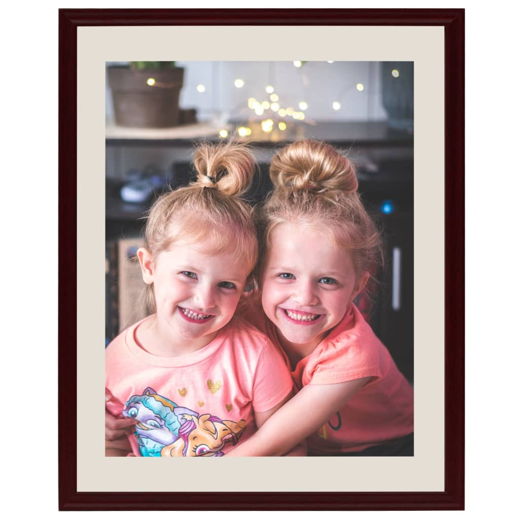 Vidaxl Photo Frames 3 PCS para la Tabla 18x24 cm de rojo oscuro