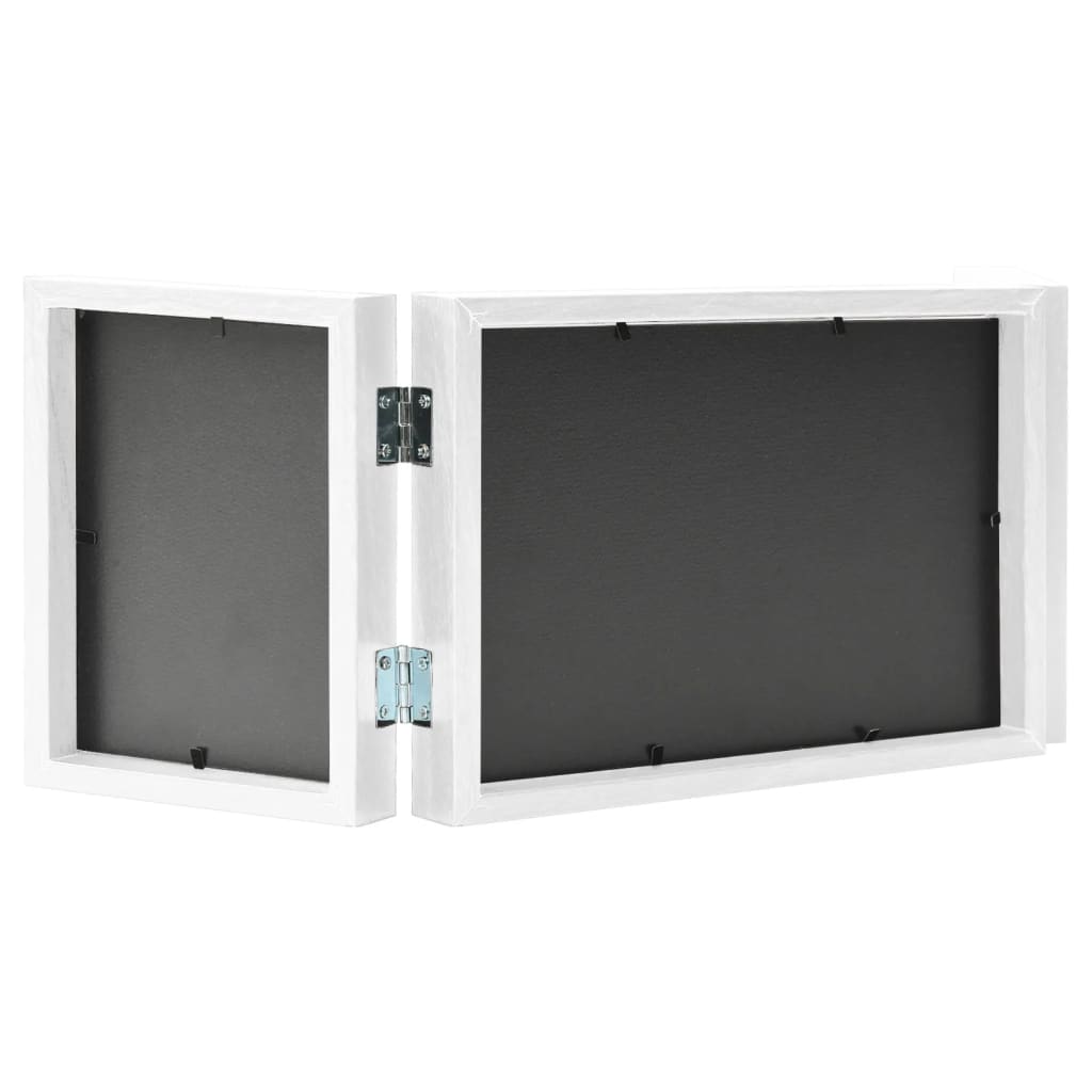 Vidaxl Frame del tríptico 28x18 cm+2x (13x18 cm) blanco