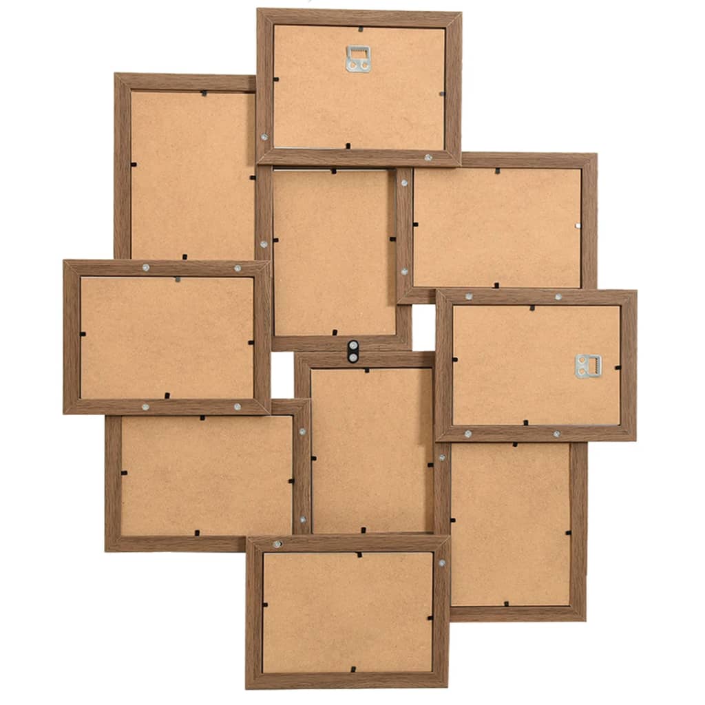 Vidaxl Frame foto per 10x (13x18 cm) foto mdf lichtbruin