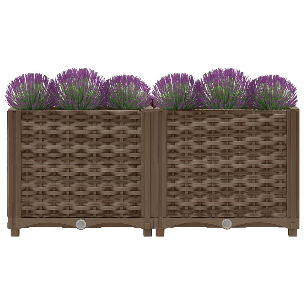 Vidaxl Planter Insertar 80x40x38 cm de polipropileno