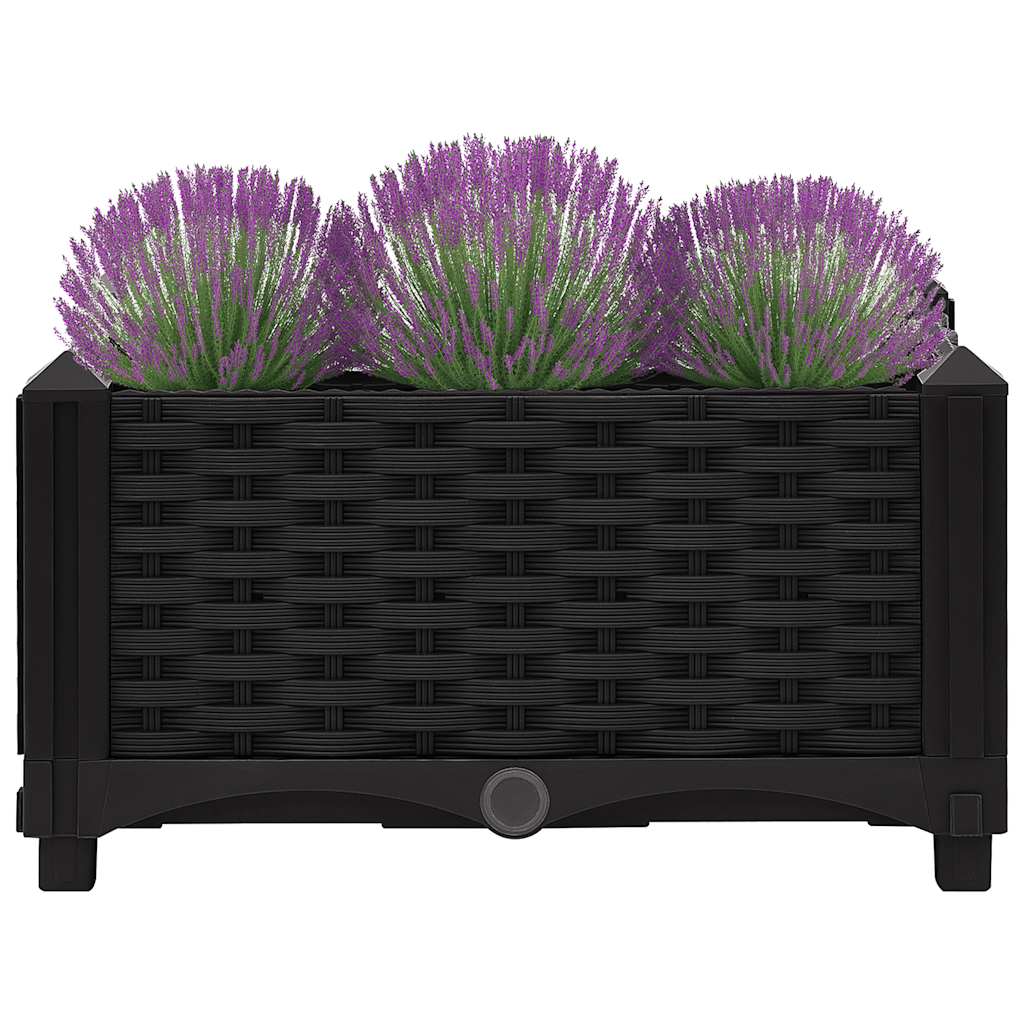 Vidaxl Planter elevado 40x40x23 cm de polipropileno