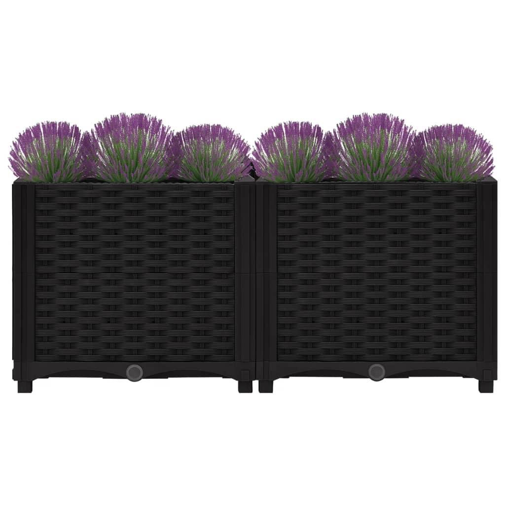 Vidaxl Planter Insertar 80x40x38 cm de polipropileno