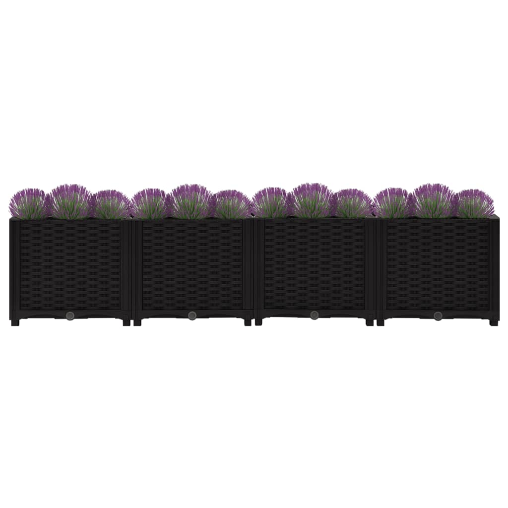 Vidaxl Planter recaudó 160x40x38 cm de polipropileno