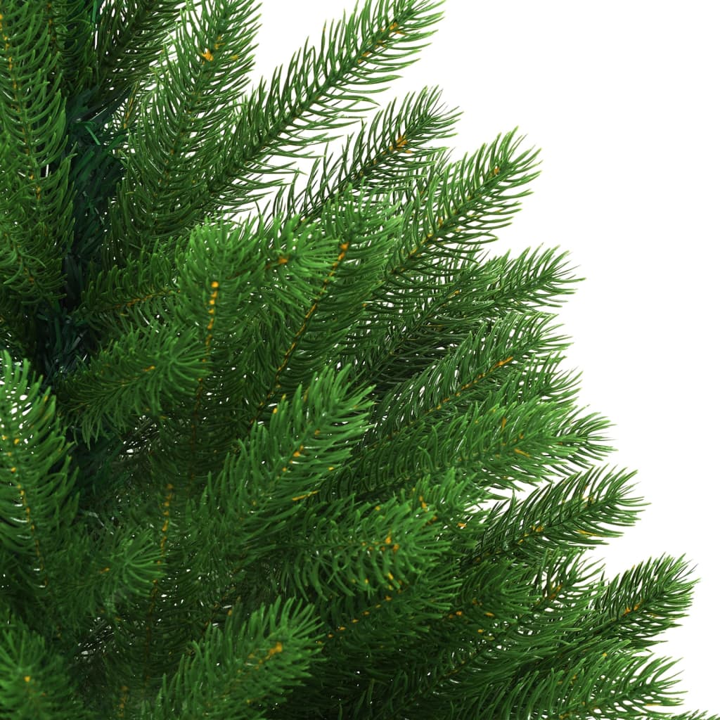 Vidaxl Kunstkerstboom con iluminación y bolas de Navidad de 240 cm verde