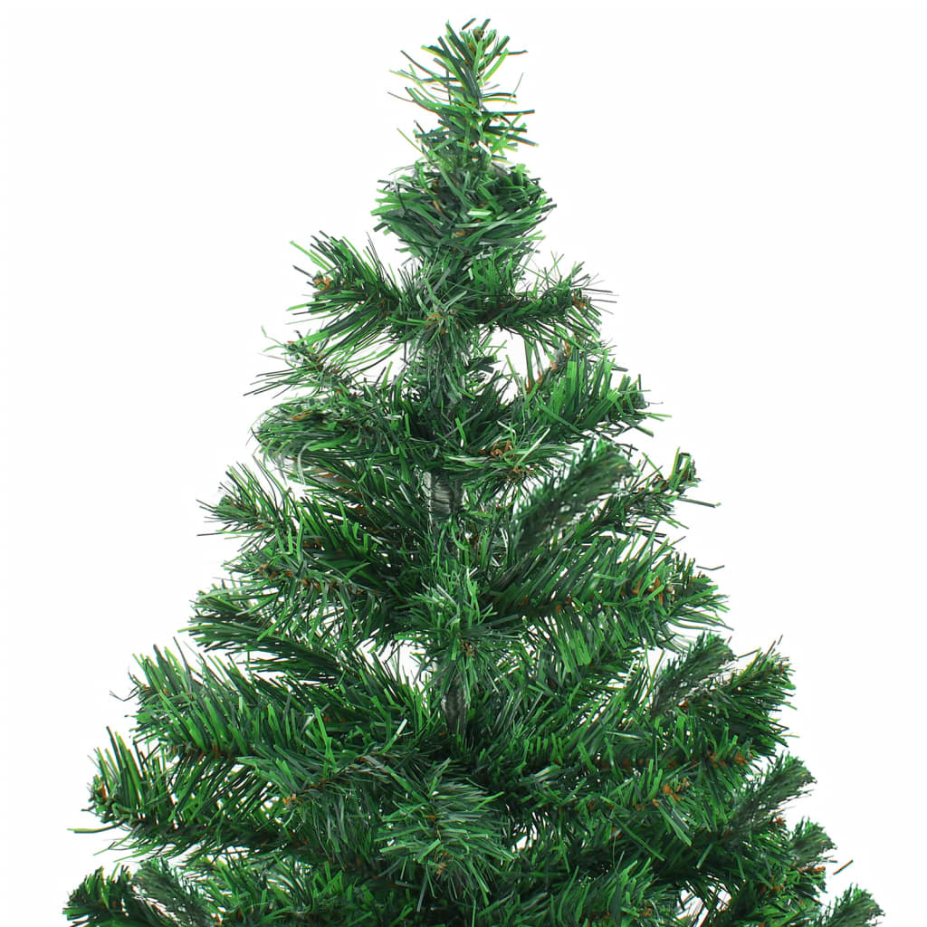 Vidaxl Kunstkerstboom con illuminazione e palle di Natale 546 rami 180 cm