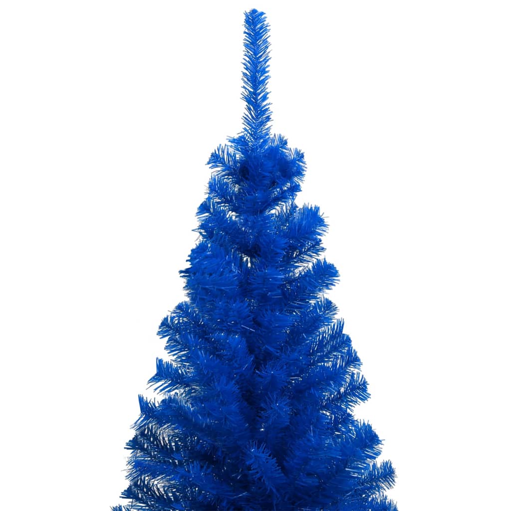 Vidaxl Kunstkerstboom con illuminazione e palle di Natale 240 cm PVC Blue