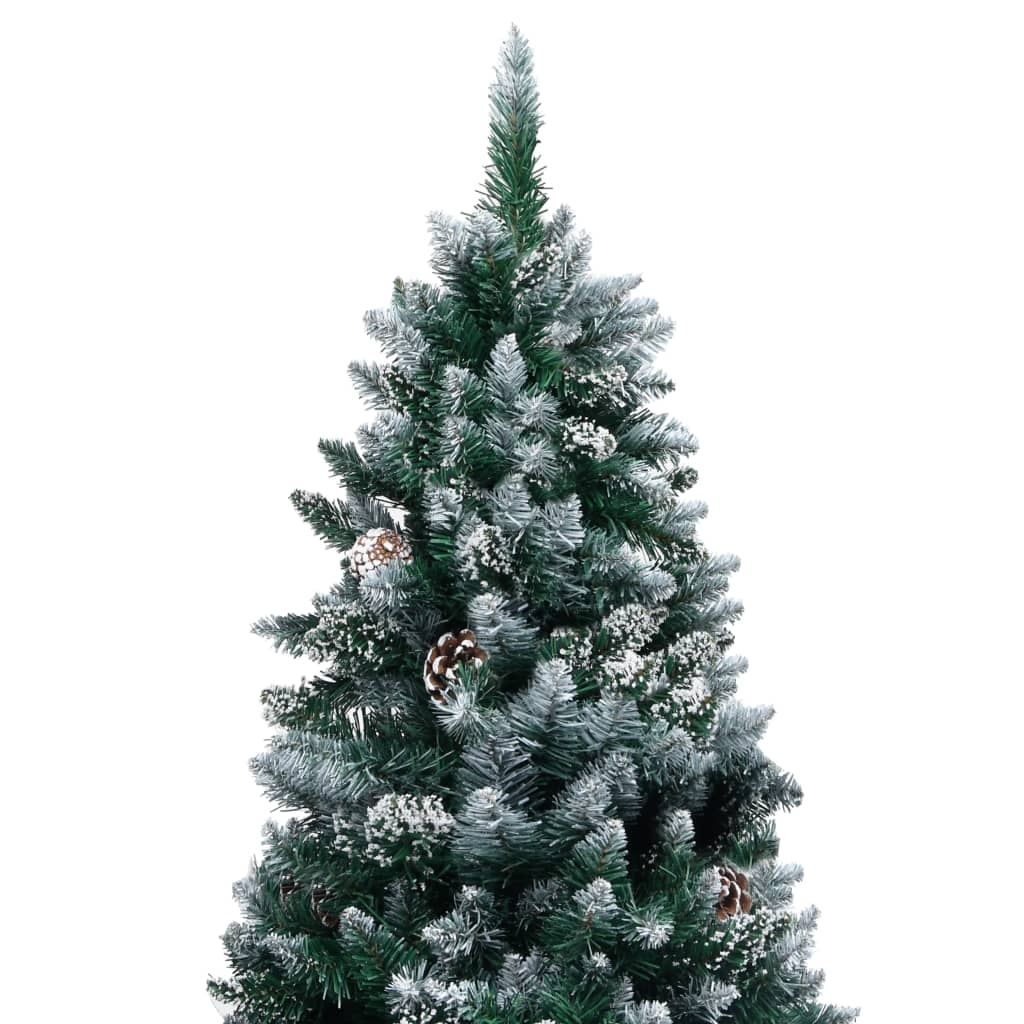 Vidaxl Kunstkerstboom con iluminación de bolas de Navidad Pine Cones 180 cm