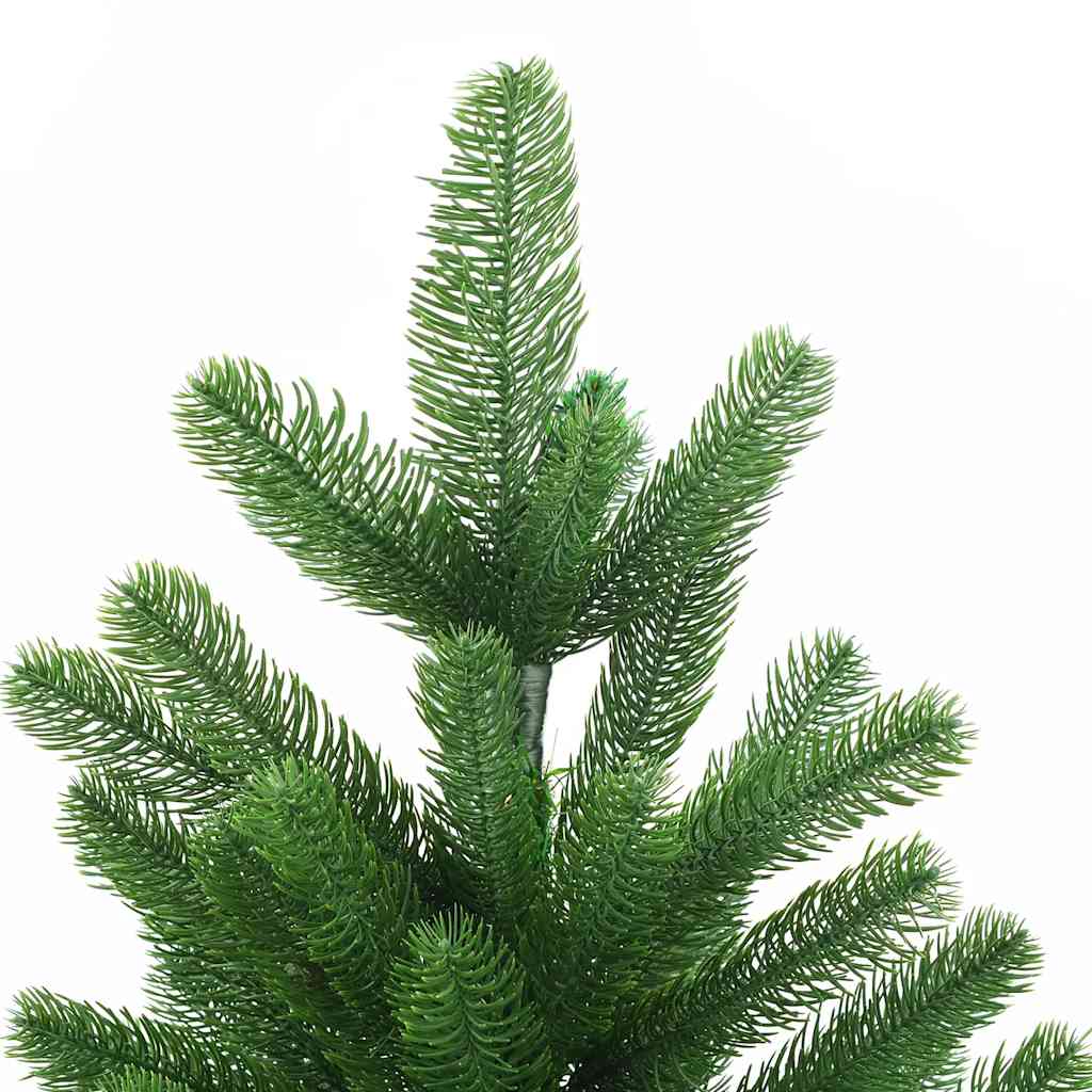 Vidaxl Kunstkerstboom con iluminación y bolas de Navidad de 180 cm verde