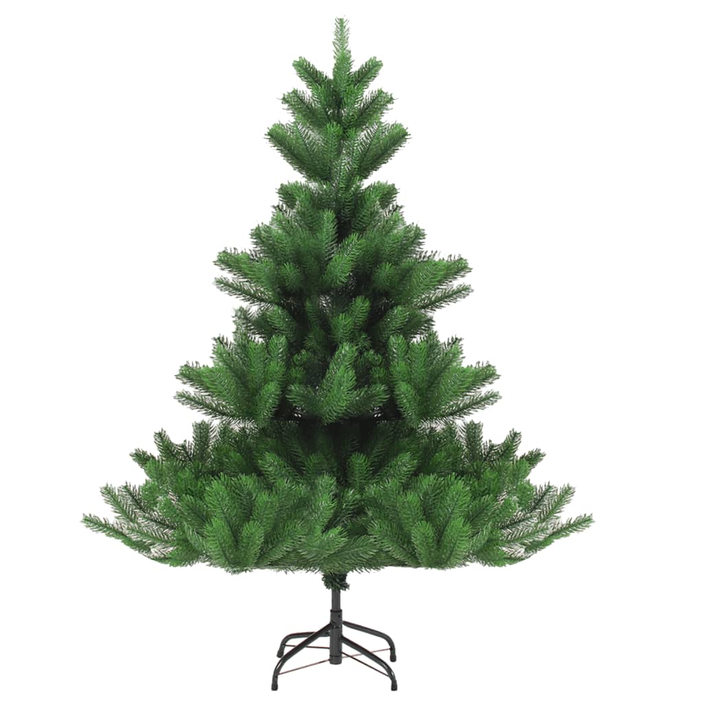 Vidaxl Kunstkerstboom Nordmann con LED y bolas de Navidad de 240 cm de verde