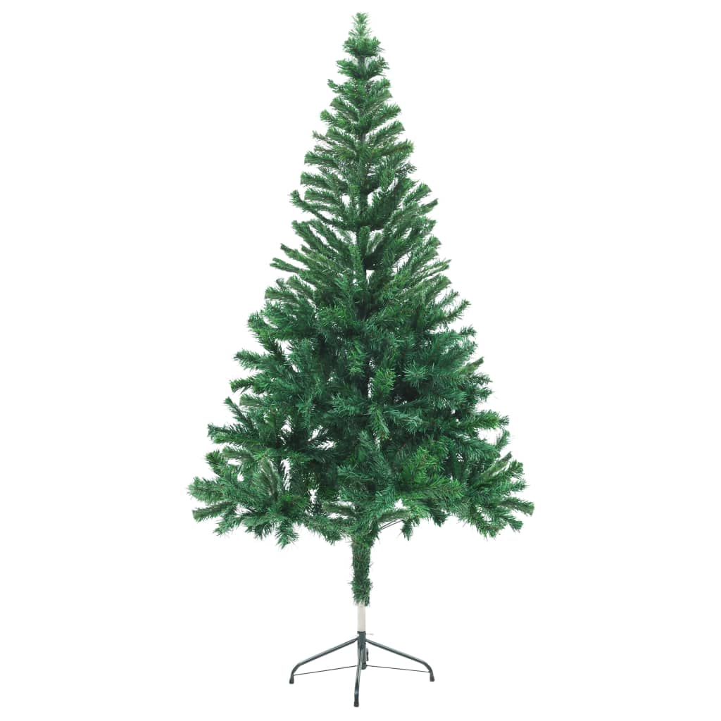 Vidaxl Kunstkerstboom con iluminación y bolas de Navidad 380 ramas 150 cm
