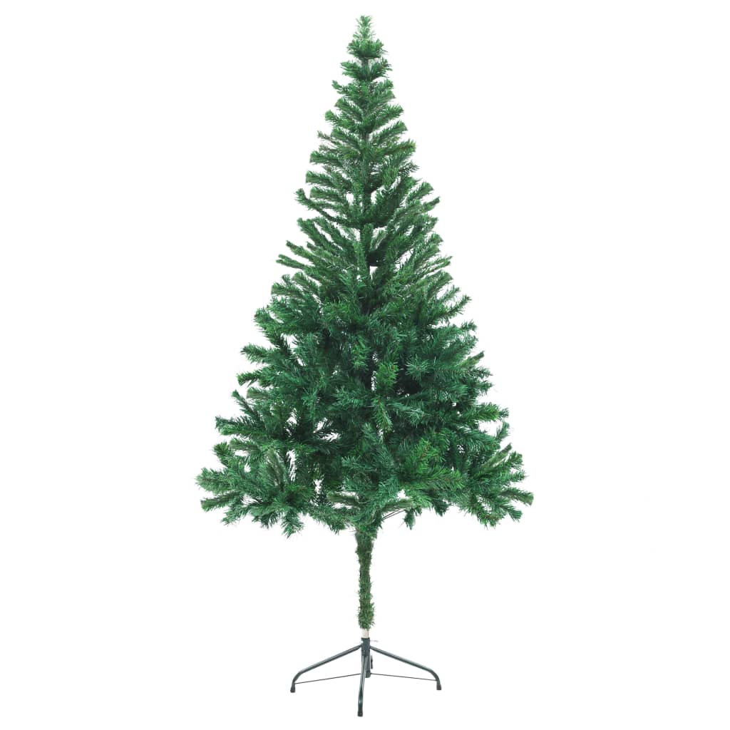 Vidaxl Kunstkerstboom con illuminazione e palle di Natale 546 rami 180 cm