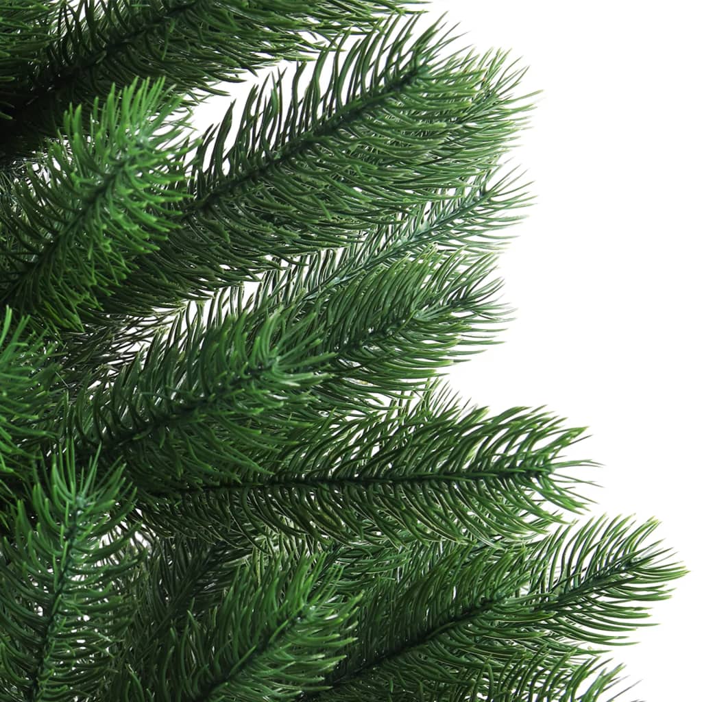 Vidaxl Kunstkerstboom con iluminación y bolas de Navidad de 65 cm verde