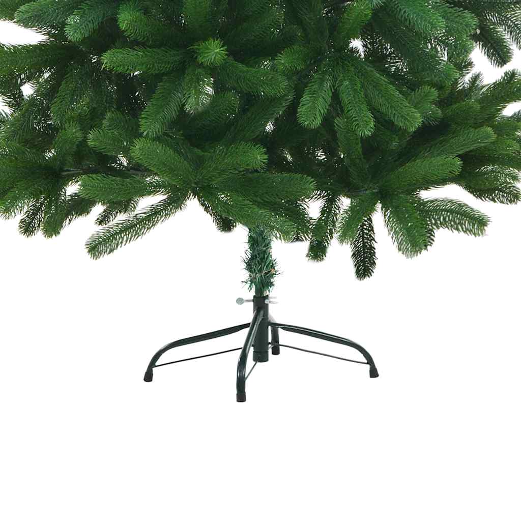 Vidaxl Kunstkerstboom con iluminación y bolas de Navidad de 150 cm verde