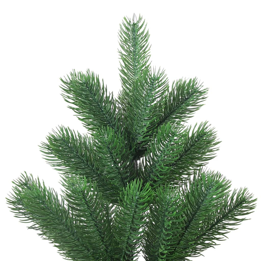 Vidaxl Kunstkerstboom Nordmann con LED e palline di Natale 120 cm verdi