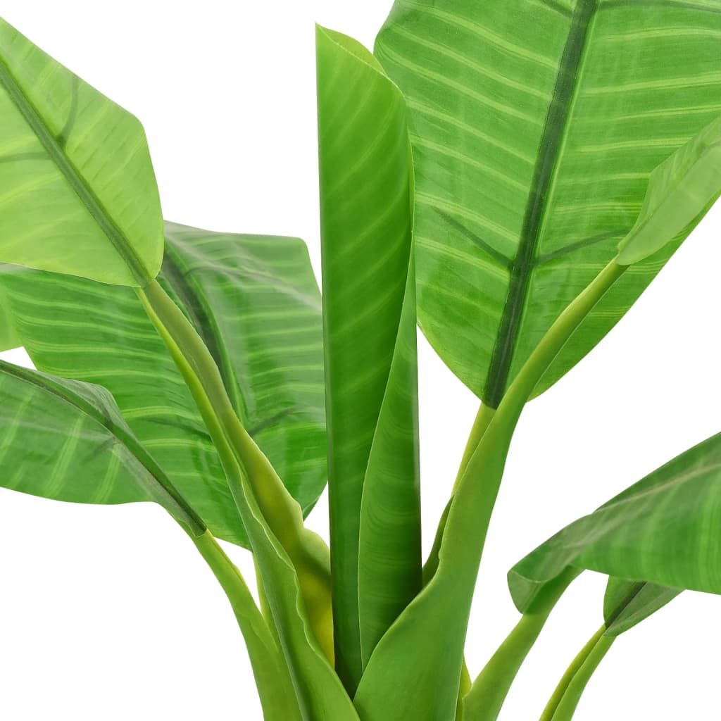 Albero artificiale Vidaxl con pentola di banana 180 cm verde