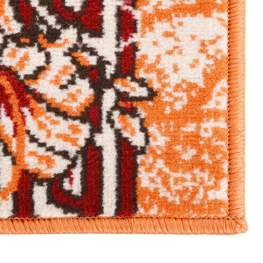 Runner de alfombra Vidaxl 100x300 cm BCF Terracotta -Coled