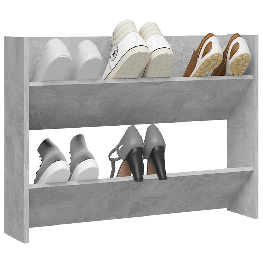 Vidaxl Wall Shoe Armadiet 80x18x60 cm Prezzo in legno a modifica