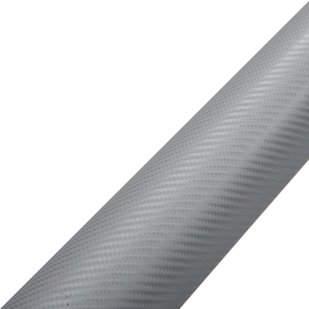 Vidaxx 2 uds lámina para coche 4d 100x150 cm color plata