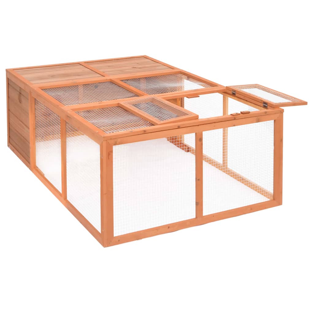 Vidaxl Animal Loft para Pinewood Solid Pinewood de 150x100x50 cm