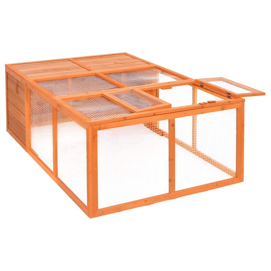 Vidaxl Animal Loft para Pinewood Solid Pinewood de 150x100x50 cm