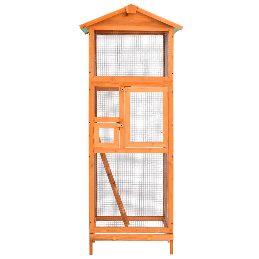 Vidaxl Bird Cage 68x62x166 cm Pineo solido
