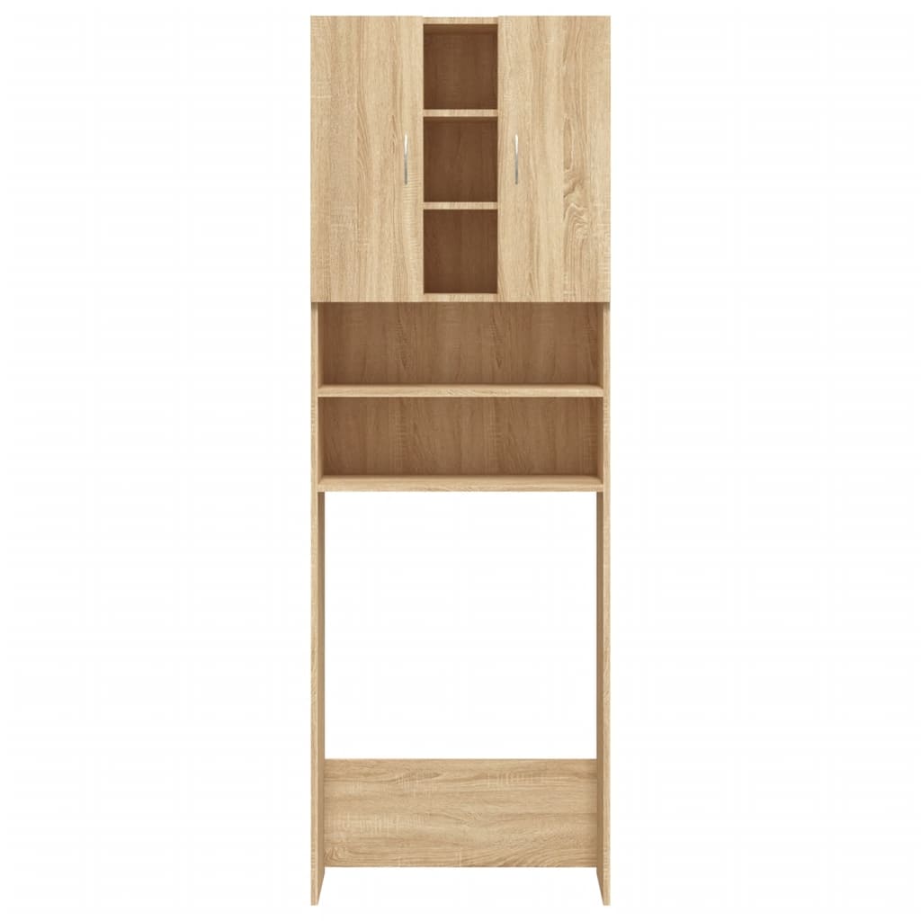 Vidaxl Washing Machine Cabinet 64x25.5x190 cm Sonoma Oak -colorato