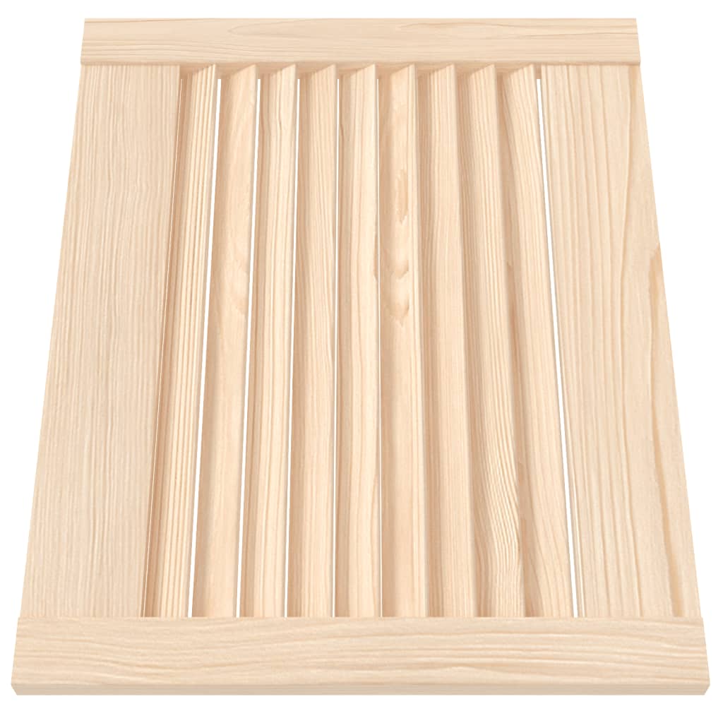 Porte di armadietti Vidaxl con doghe 2 pezzi 39.5x49,4 cm Pino solido