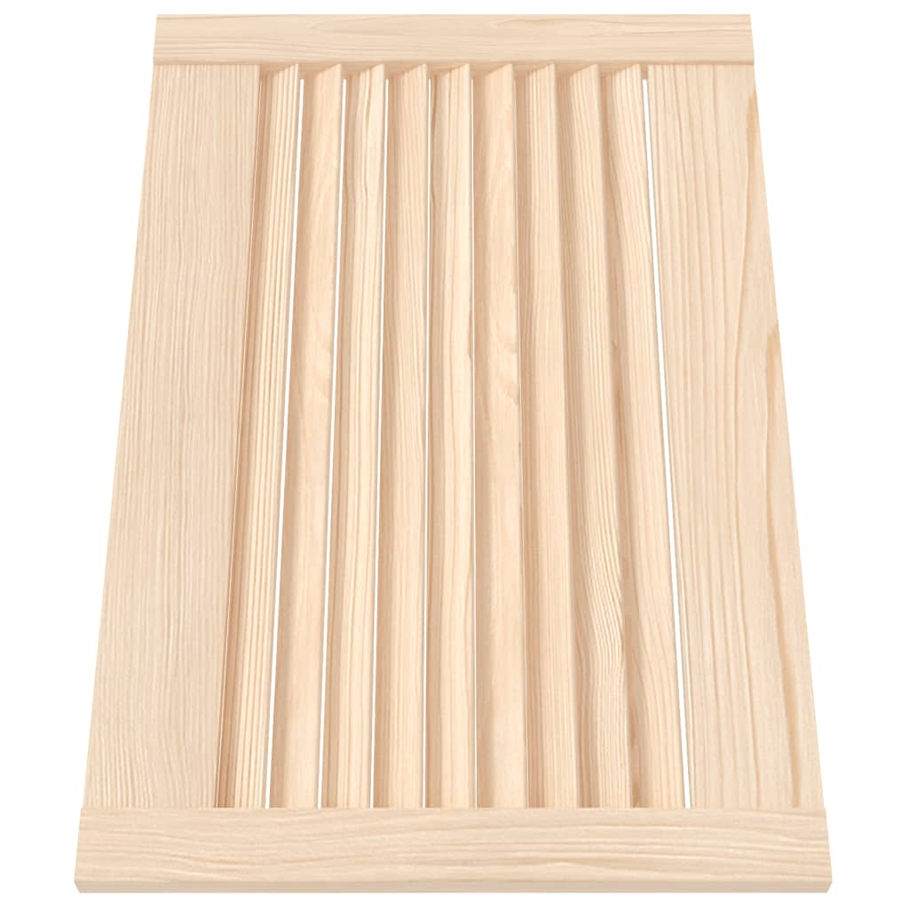 Porte di armadietti Vidaxl con doghe 2 pezzi 39.5x59,4 cm Pino solido