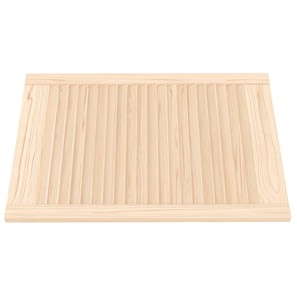 Puerta del gabinete Vidaxl con listones de 69x49.4 cm de pino sólido