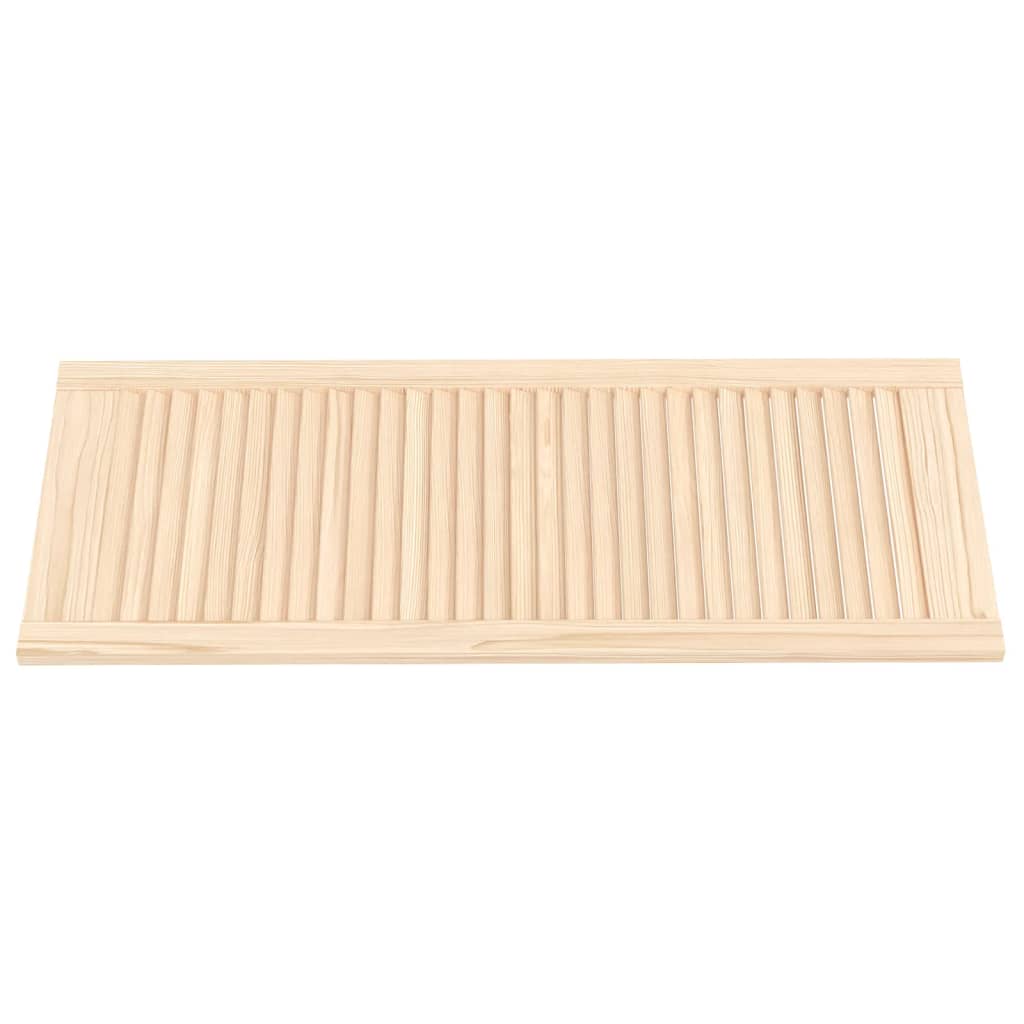 Porta dell'armadietto Vidaxl con doghe 99.3x39,4 cm Pinna solida