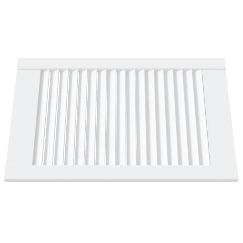 Puertas de gabinete de Vidaxl con listones 2 pcs 61.5x39.4 cm de madera de pino