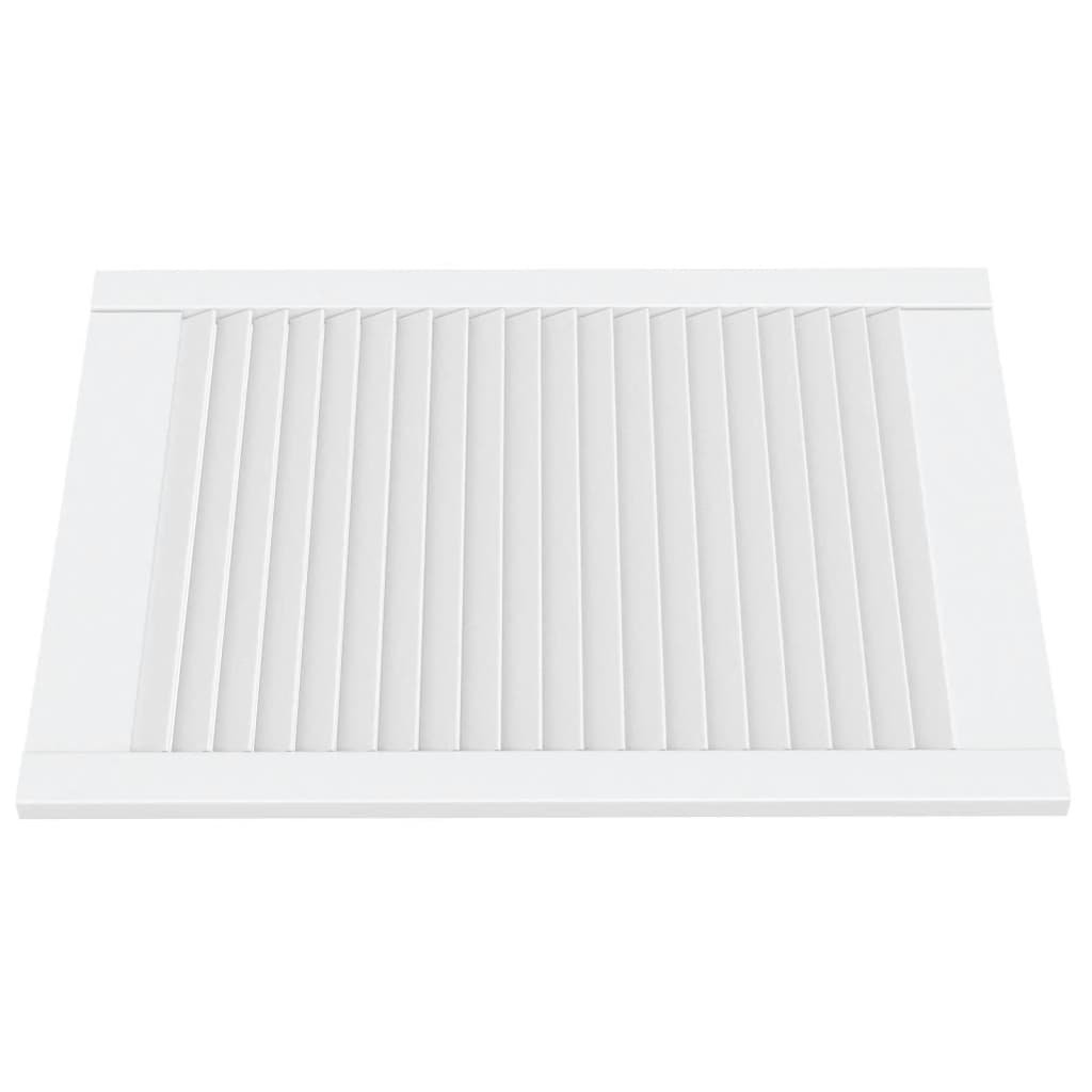 Porte di armadietti Vidaxl con stecche da 4 pezzi 69x49,4 cm Pino di pino solido