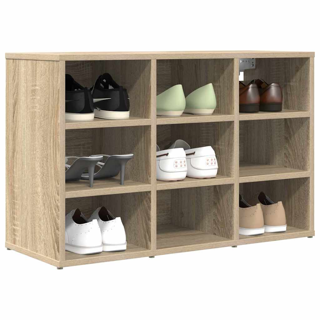 Scarpiera Vidaxl rovere Sonoma 77,5 x 30 x 51 cm in derivati del legno