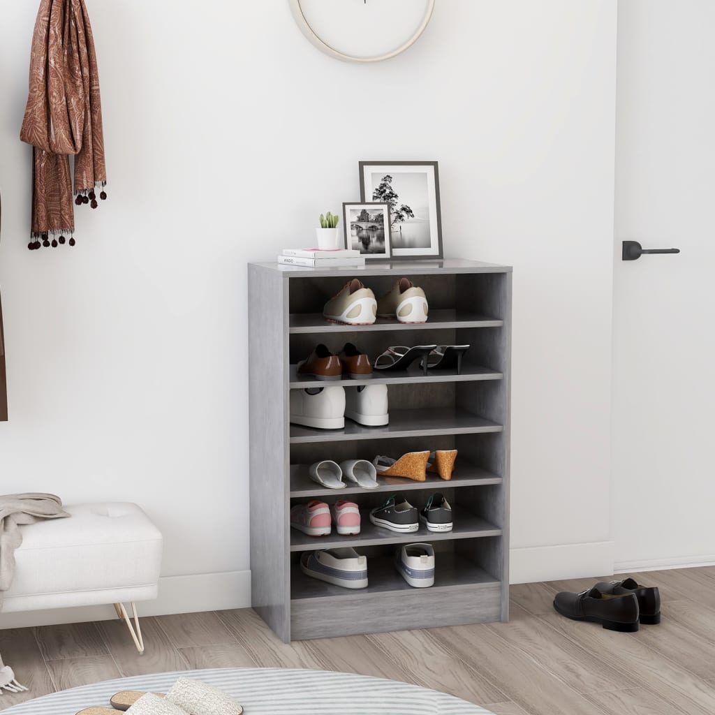 Vidaxl Cabinet da scarpe 60x35x92 cm Prezzo in legno trasformato