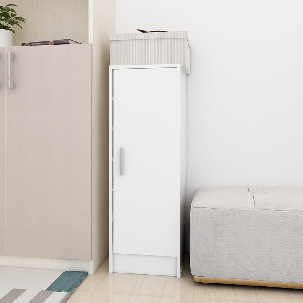 Vidaxl Cabinet da scarpe 32x35x92 cm in legno trasformato