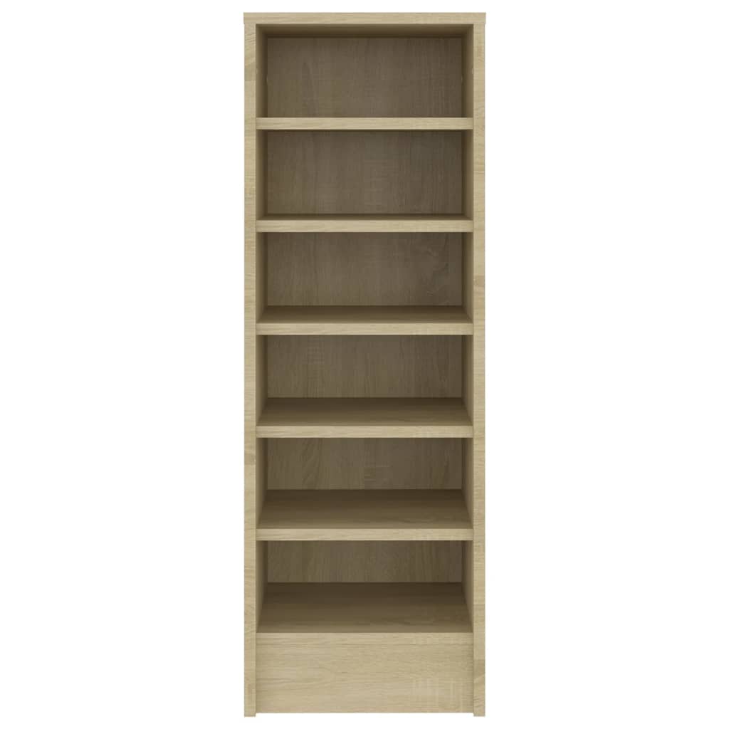 Gabinete de zapatos Vidaxl 31.5x35x90 cm de madera propiedad de Oak de Oak