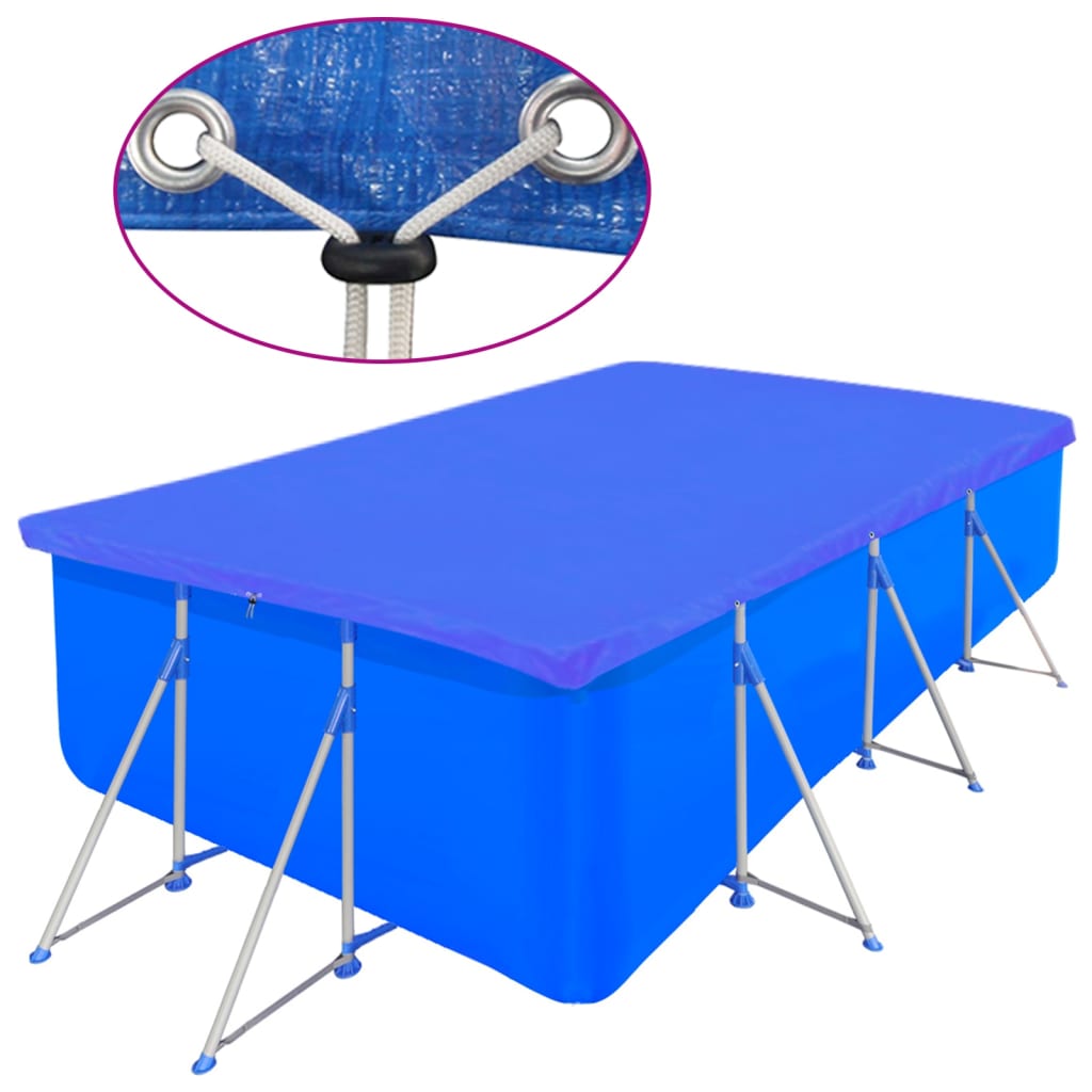 Vidaxl cubre 2 pc rectangular 90 g m² 394x207 cm PE